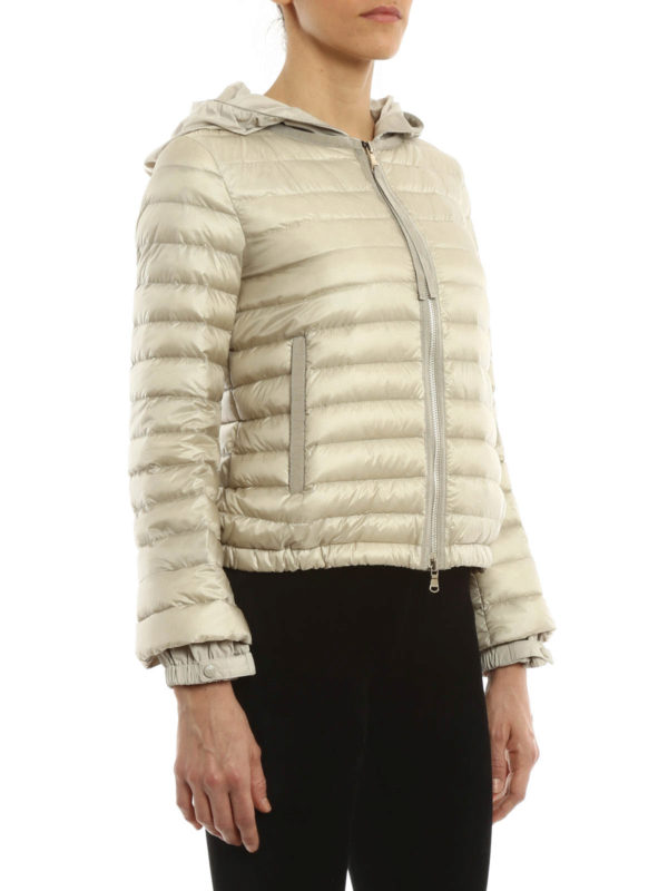iKRIX MONCLER: Kurze Daunenjacken - Kurzer Daunenjacke - Hellbeige