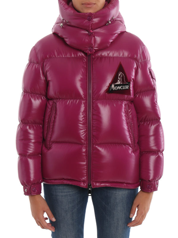 iKRIX MONCLER: padded jackets - Wilson flocked patch puffer jacket