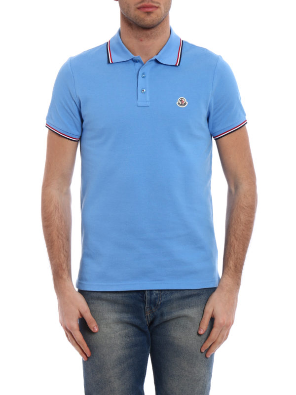 iKRIX MONCLER: Polos  - Polo - Bleu Clair