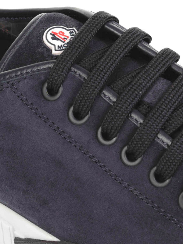 iKRIX MONCLER: trainers - Conrad blue suede sneakers
