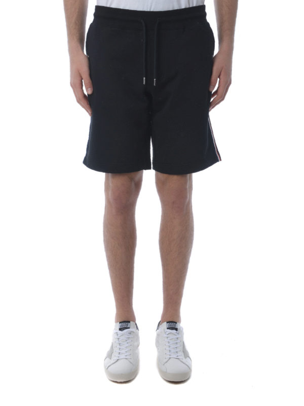 iKRIX MONCLER: Trousers Shorts - Tricolour stripe cotton short pants