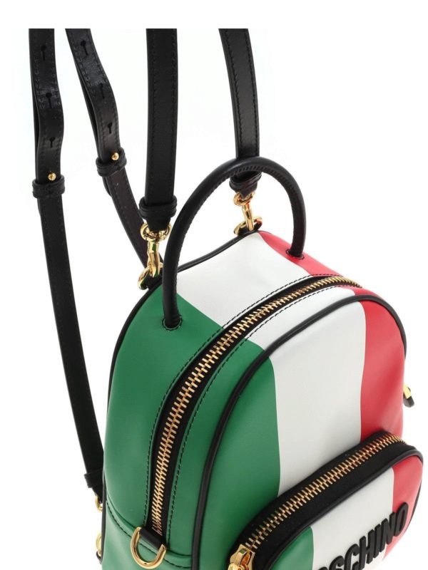 iKRIX MOSCHINO: backpacks - Contrasting prints multicolor backpack