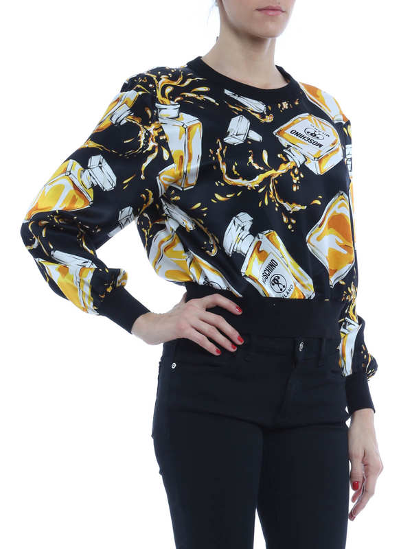 iKRIX MOSCHINO: blouses - Perfume print silk blouse