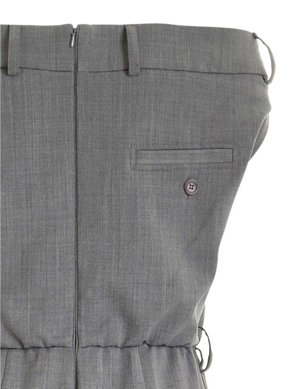 iKRIX MOSCHINO: jumpsuits - Gabardine jumpsuit in grey