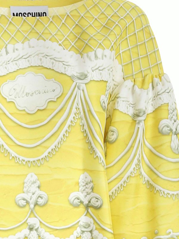 iKRIX MOSCHINO: ショートドレス - ショートドレス - イエロー