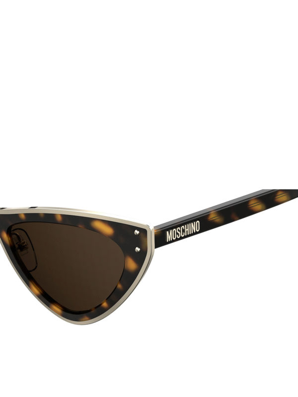 iKRIX MOSCHINO: sunglasses - Havana cat eye sunglasses