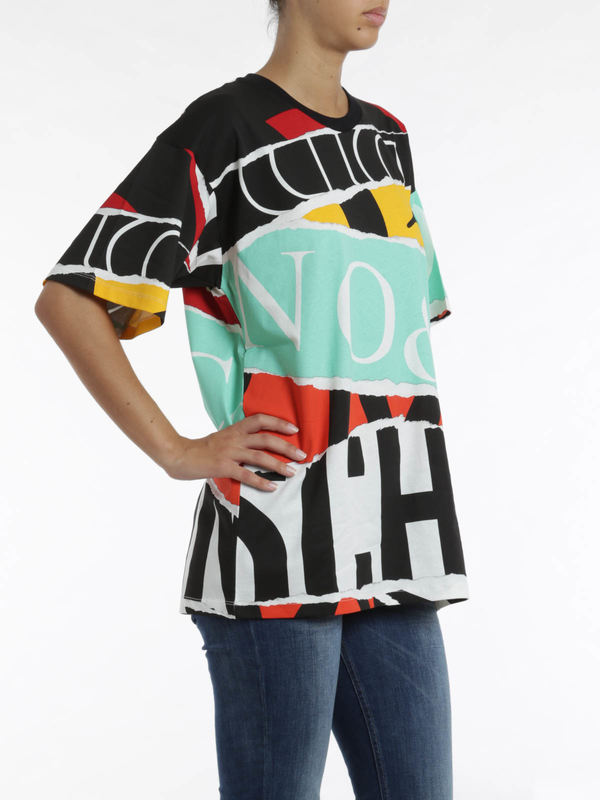 iKRIX MOSCHINO: t-shirts - Tear effect logo t-shirt