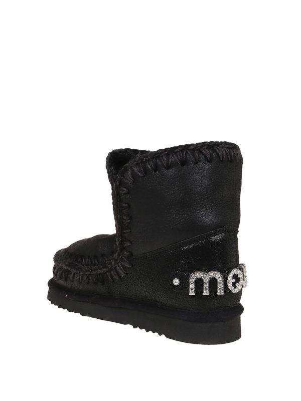 iKRIX MOU: ankle boots - Eskimo 18 rhinestone logo booties