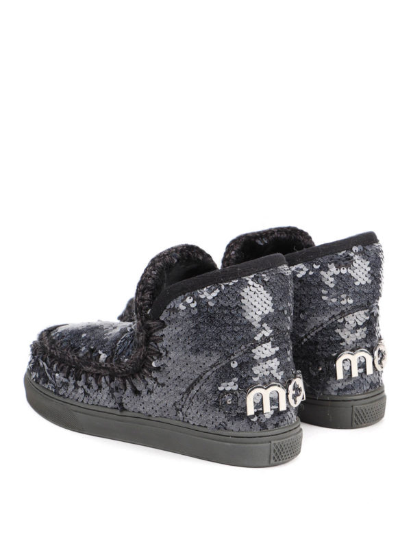 iKRIX MOU: ankle boots - Eskimo sequin embellished boots