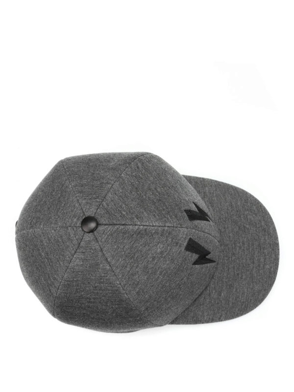 iKRIX NEIL BARRETT: hats & caps - Double bolt baseball hat