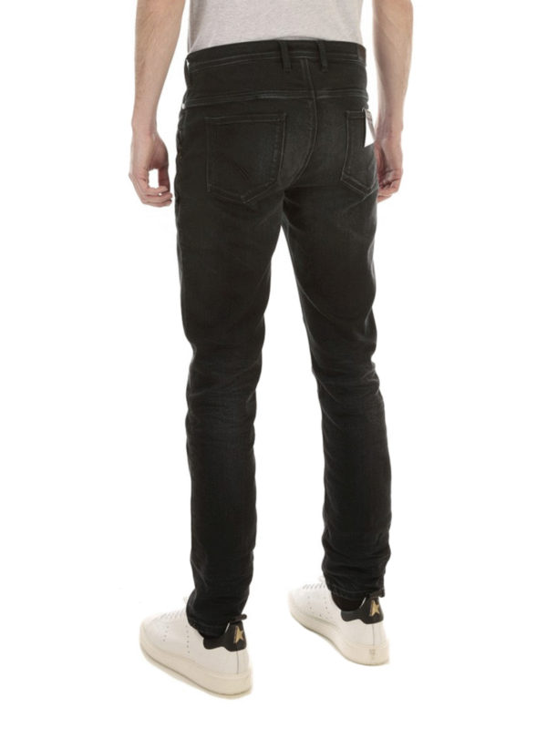 iKRIX NEIL BARRETT: skinny jeans - Faded denim super skinny jeans
