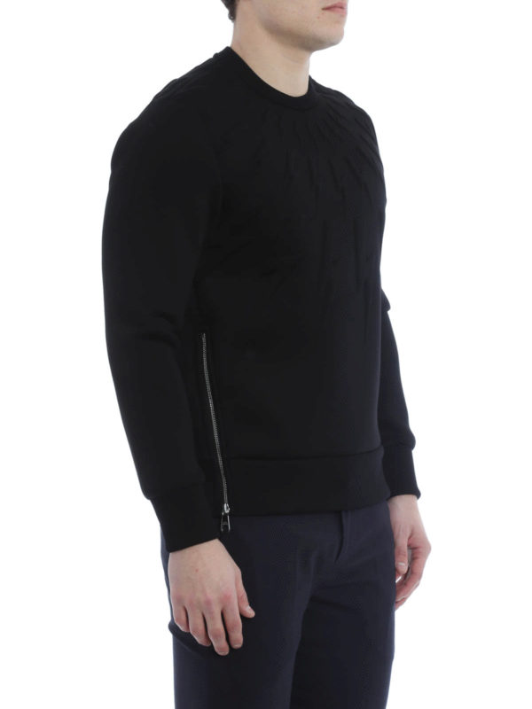 iKRIX NEIL BARRETT: Sweatshirts & Sweaters - 3D lightning sweatshirt