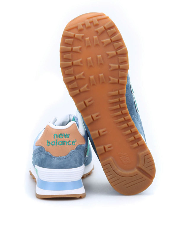 iKRIX NEW BALANCE: trainers - 574 pigskin sneakers