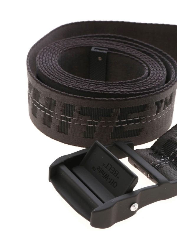 iKRIX OFF-WHITE: belts - Classic Industrial belt in black