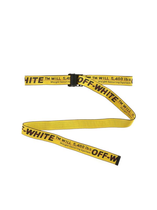 iKRIX OFF-WHITE: belts - Classic Industrial belt in yellow