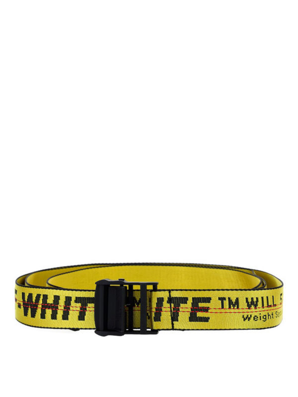 Belts Off-White - Yellow Industrial 2.0 belt - OMRB012R21FAB0011810