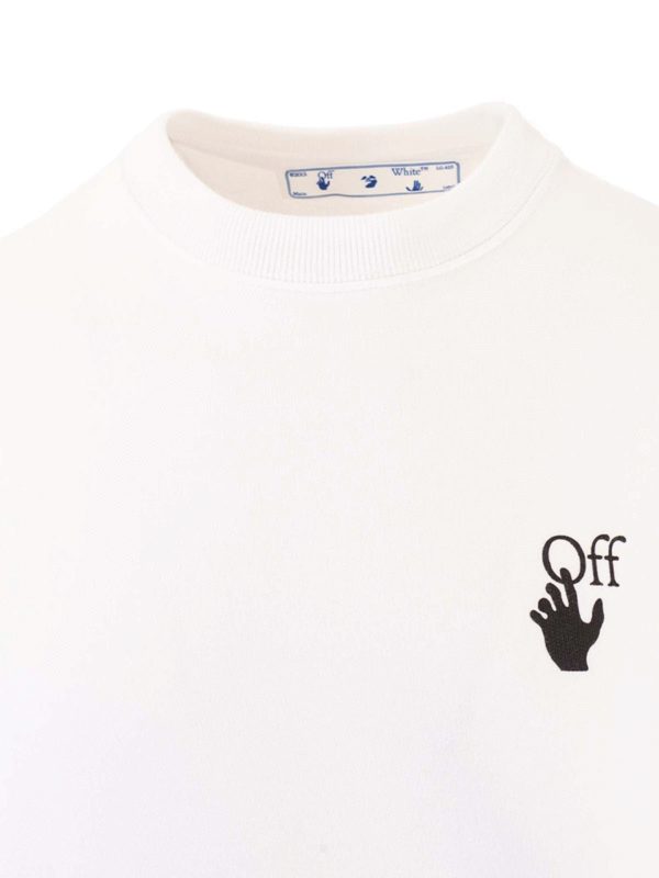 iKRIX OFF-WHITE: Suéteres con cuello pico - Suéter Cuello Redondo - Blanco