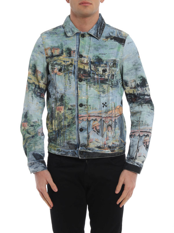 iKRIX OFF-WHITE: デニムジャケット - デニムジャケット - スリムフィット