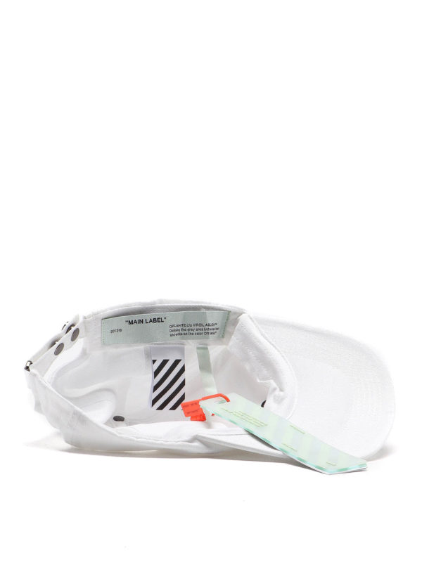 Off-White Main Label baseball cap - White|OWLB008R20624087110