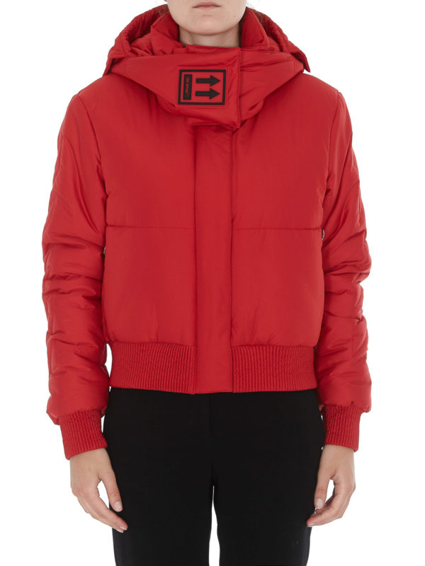 iKRIX OFF-WHITE: padded jackets - Hooded puffer jacket