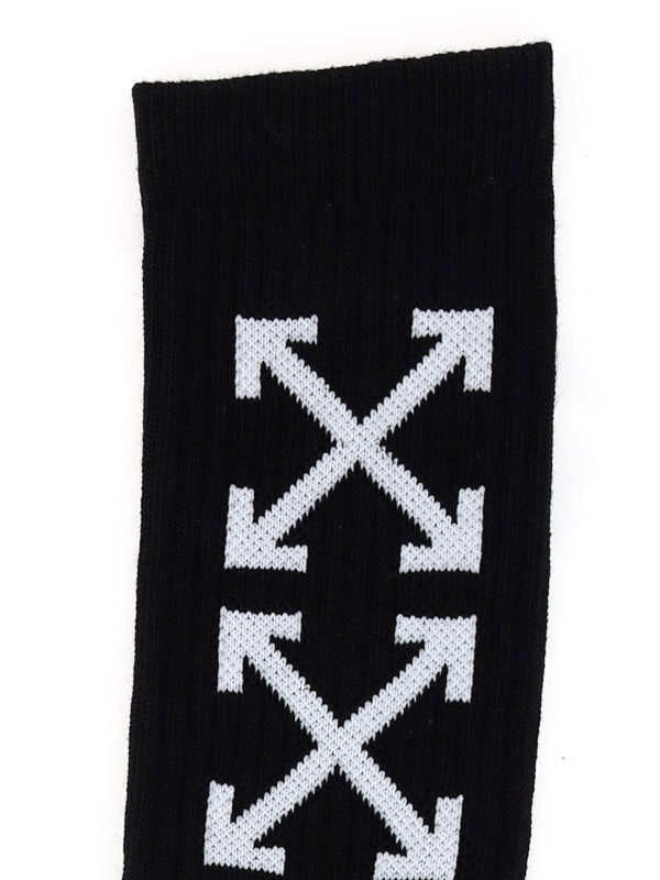 iKRIX OFF-WHITE: 靴下 - ソックス - 黒