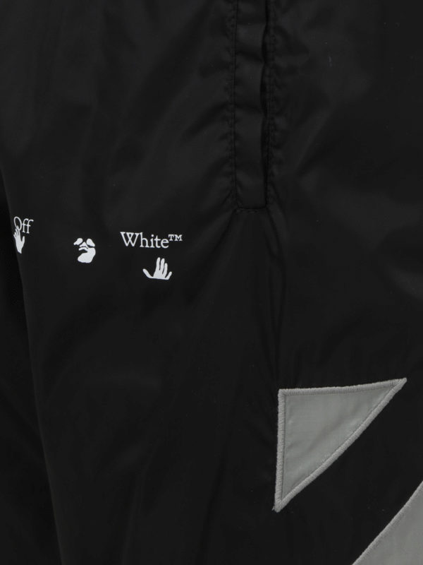 iKRIX OFF-WHITE: スウェットパンツ - トラックスーツ ボトムス - 黒