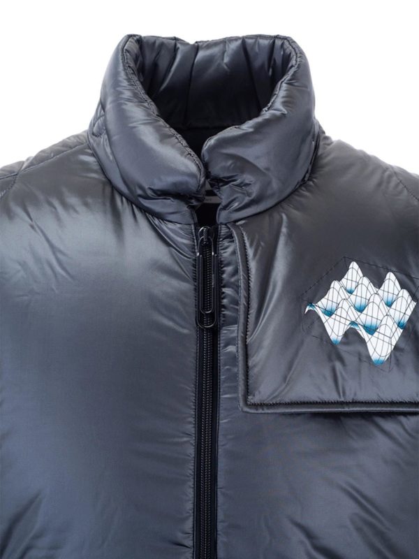 iKRIX OFF-WHITE: waistcoats & gilets - Arrows padded vest in grey