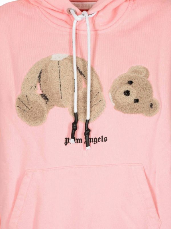 Palm Angels Bear over hoodie in pink - Pink