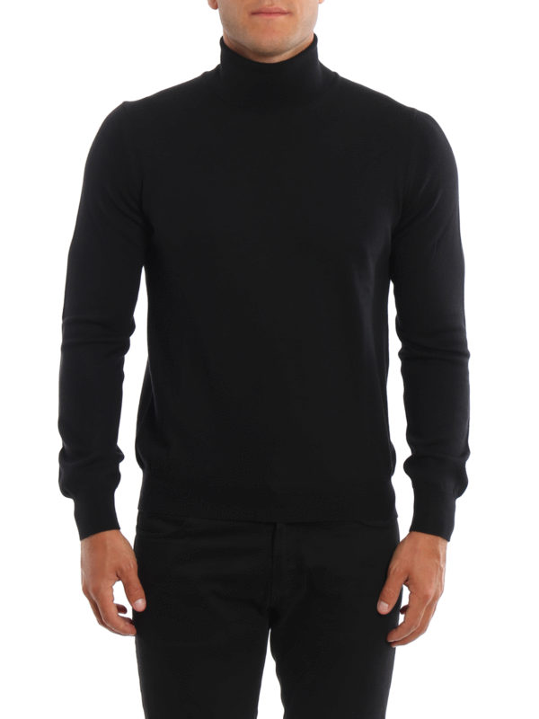 iKRIX Paolo Fiorillo: Rollkragenpullover  und Polo-Ausschnitt - Rollkragenpullover - Schwarz