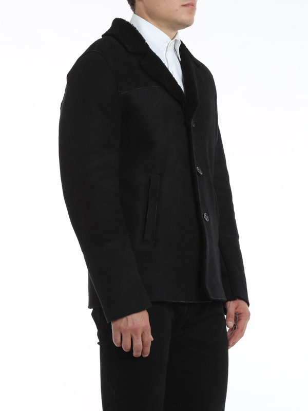 iKRIX Patrice Tabon: leather jacket - Shearling jacket