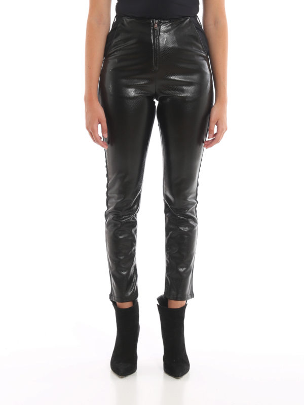 iKRIX PATRIZIA PEPE: skinny jeans - Reptile print front skinny jeans