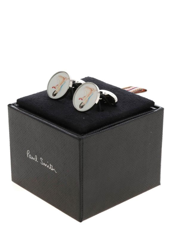 iKRIX PAUL SMITH: Cufflinks - Anlady cufflinks in silver color