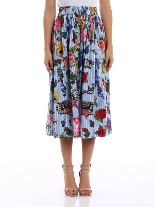 iKRIX PHILIPP PLEIN: Knielange und Midi Röcke - Midirock - Bunt