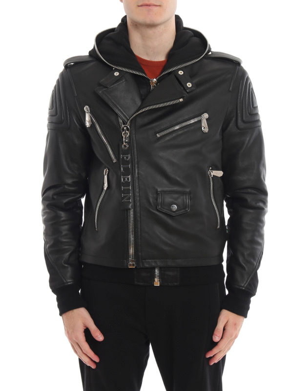 iKRIX PHILIPP PLEIN: leather jacket - Statement leather jacket