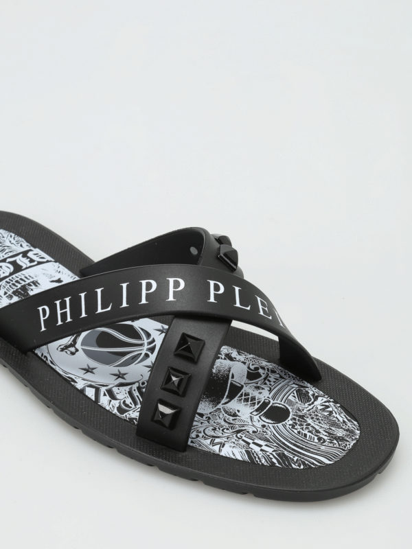 iKRIX PHILIPP PLEIN: sandals - Bangor rubber slippers