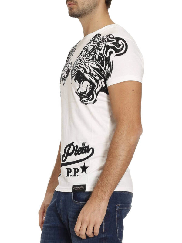 iKRIX PHILIPP PLEIN: t-shirt - T-shirt Double Tiger