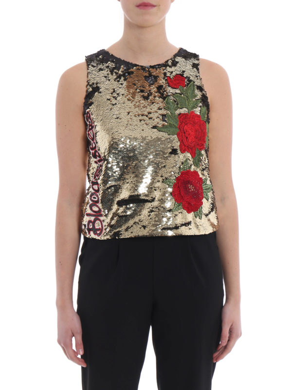iKRIX PHILIPP PLEIN: Tops und Tank Tops - Top - Gold