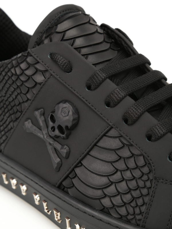 iKRIX PHILIPP PLEIN: trainers - Talk Slow faux leather sneakers