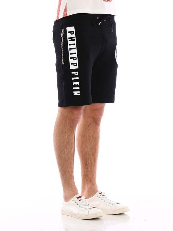 iKRIX PHILIPP PLEIN: Trousers Shorts - Street skull tracksuit  shorts