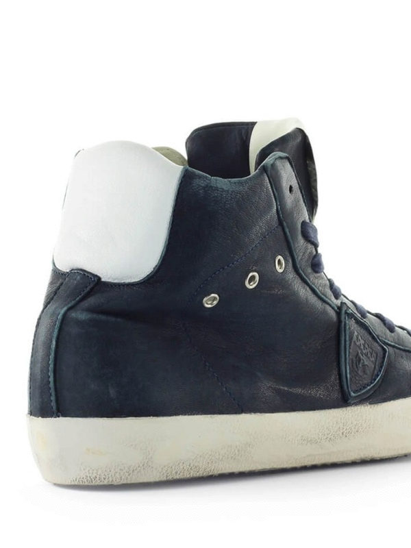 iKRIX PHILIPPE MODEL: trainers - Used effect leather high top sneakers