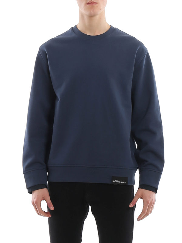 iKRIX PHILLIP LIM: Sweatshirts & Sweaters - Double cuff cotton sweatshirt