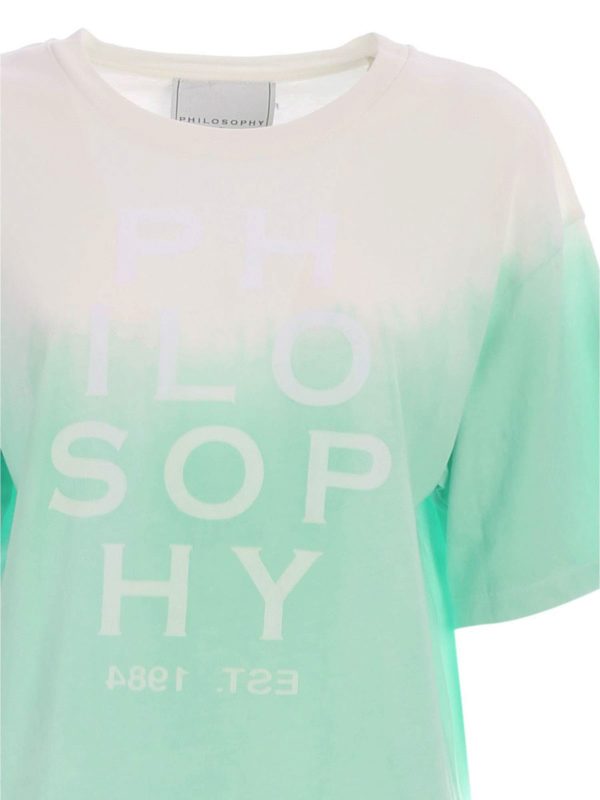 iKRIX Philosophy di Lorenzo Serafini: t-shirts - Faded effect T-shirt in green