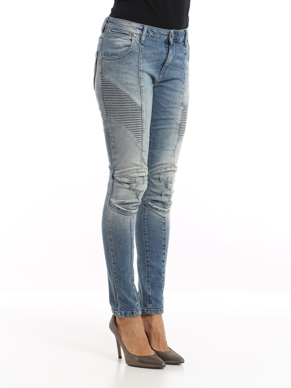 iKRIX Pierre Balmain: skinny jeans - Biker jeans