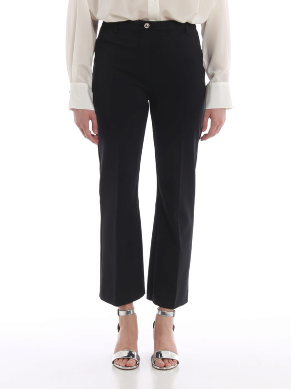 iKRIX Pinko: casual trousers - Ezio 9 black tech jersey pants