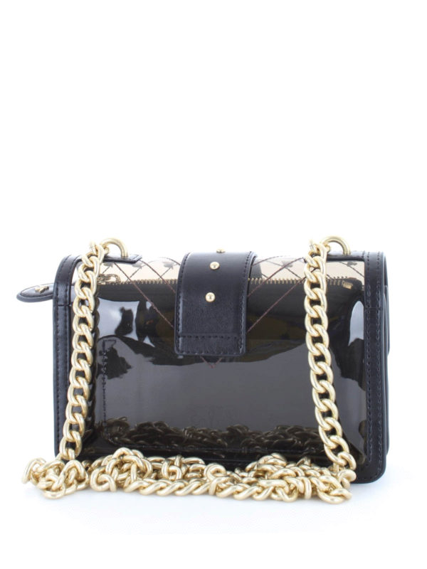 iKRIX Pinko: Sacs bandoulière - Mini Love Bag Plastic - Noir