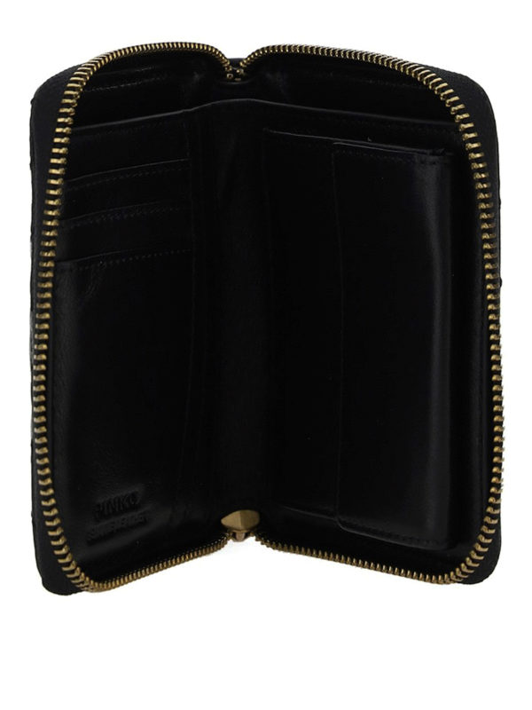 Pinko Taylor zip around wallet - Black - Women | 1P225TY6XVZ99