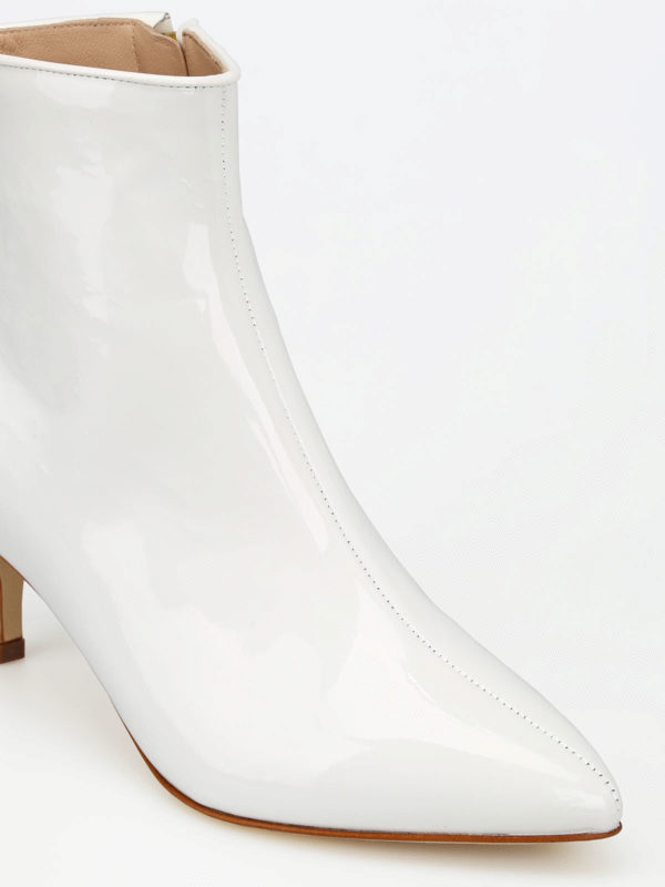 iKRIX POLLY PLUME: ankle boots - Janis white patent ankle boots