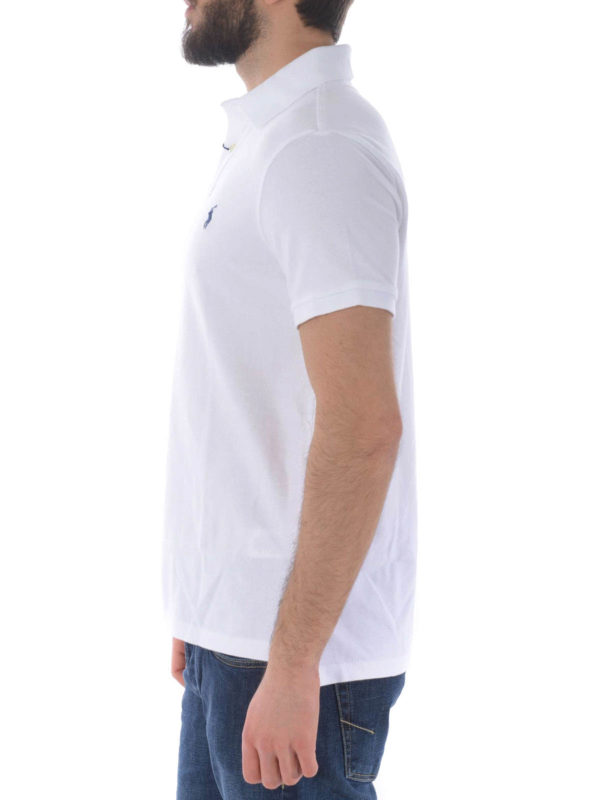 iKRIX POLO RALPH LAUREN: polo shirts - White custom slim fit polo shirt