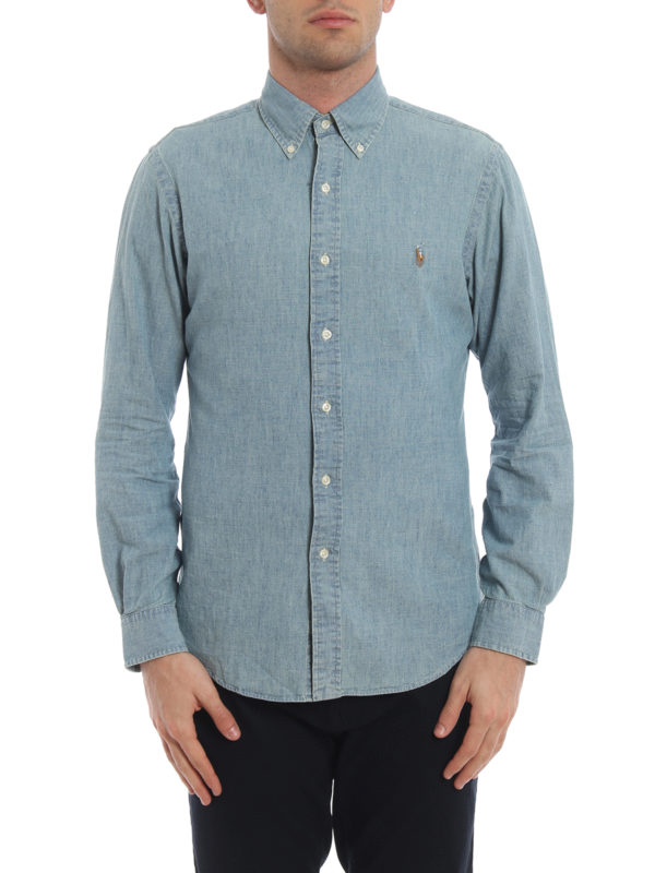 iKRIX POLO RALPH LAUREN: shirts - Cotton chambray b/d shirt