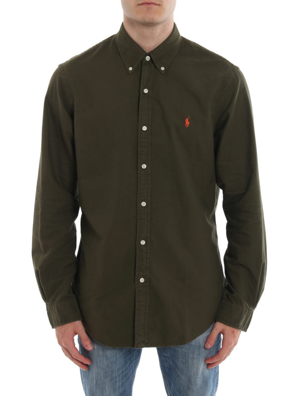 Hemden Polo Ralph Lauren Hemd Dunkelgrün 710767447001 THEBS